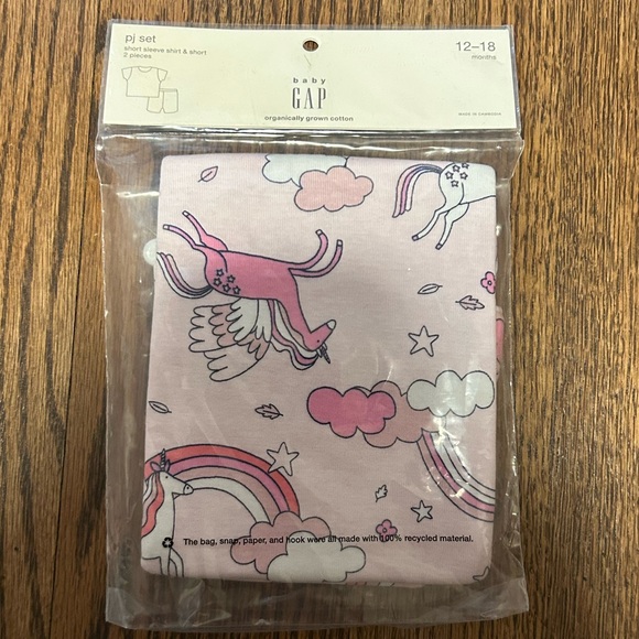 GAP Other - Baby GAP Organic Cotton Unicorn PJ Set 12-18M NWT